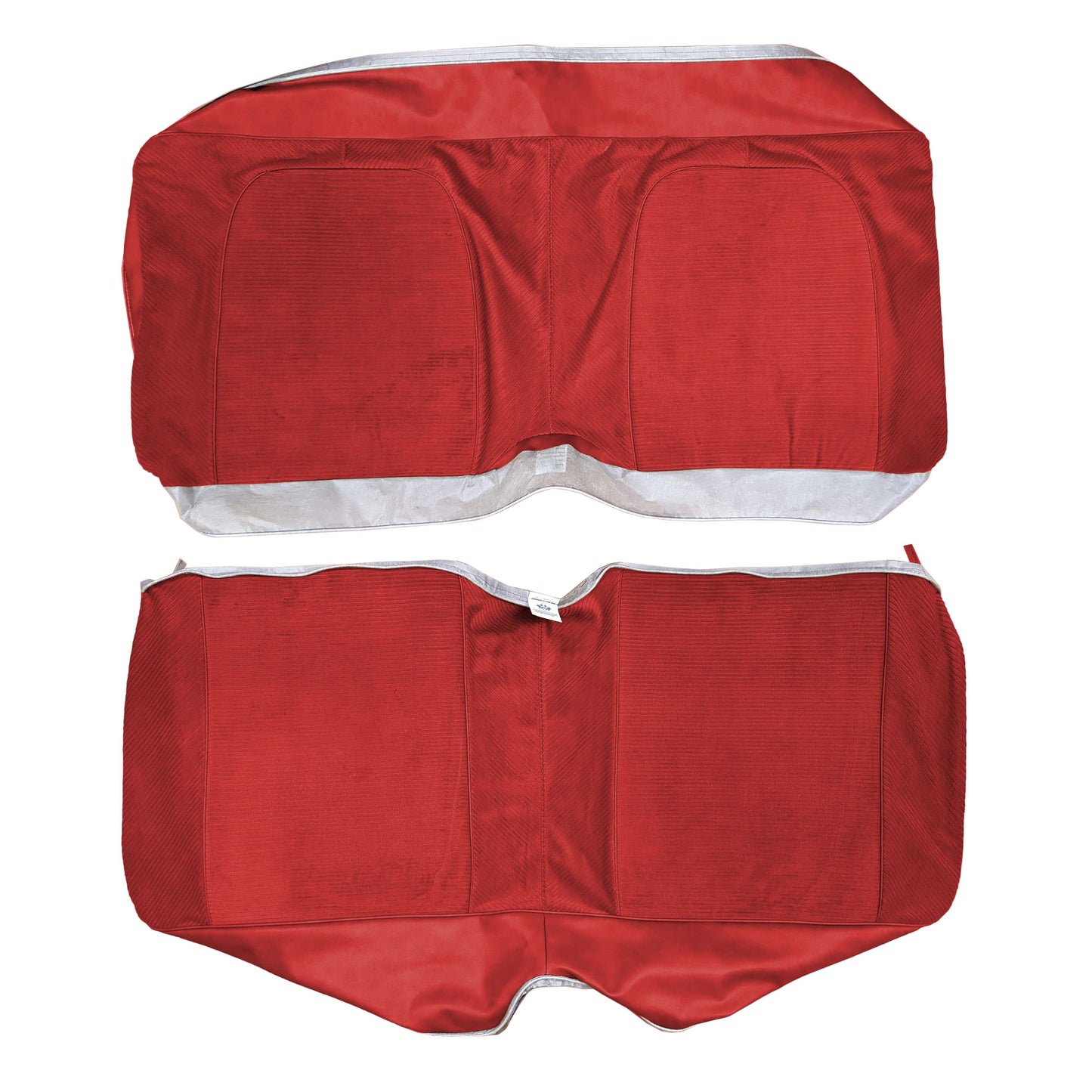 70 JAVELIN SST REAR SEAT CLOTH UPHOLSTERY - SRM RED CORDUROY/RED