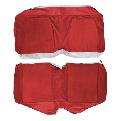 70 JAVELIN SST REAR SEAT CLOTH UPHOLSTERY - SRM RED CORDUROY/RED