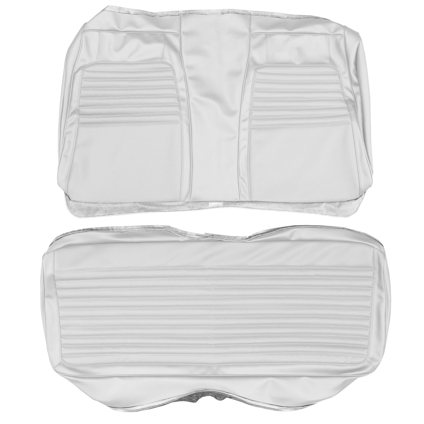 72 CHARGER "DELUXE" HARDTOP REAR UPHOLSTERY - WHITE