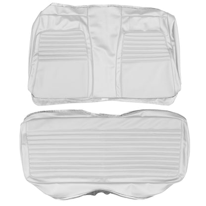 72 CHARGER "DELUXE" HARDTOP REAR UPHOLSTERY - WHITE