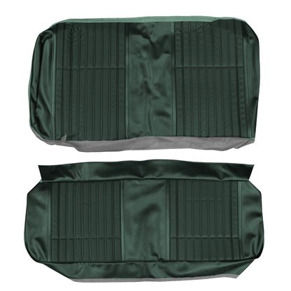 70 LEMANS SPORT COUPE REAR UPHOLSTERY - GREEN