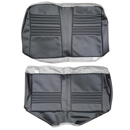 67 CHEVELLE/MALIBU CONVERTIBLE REAR UPHOLSTERY - BLACK