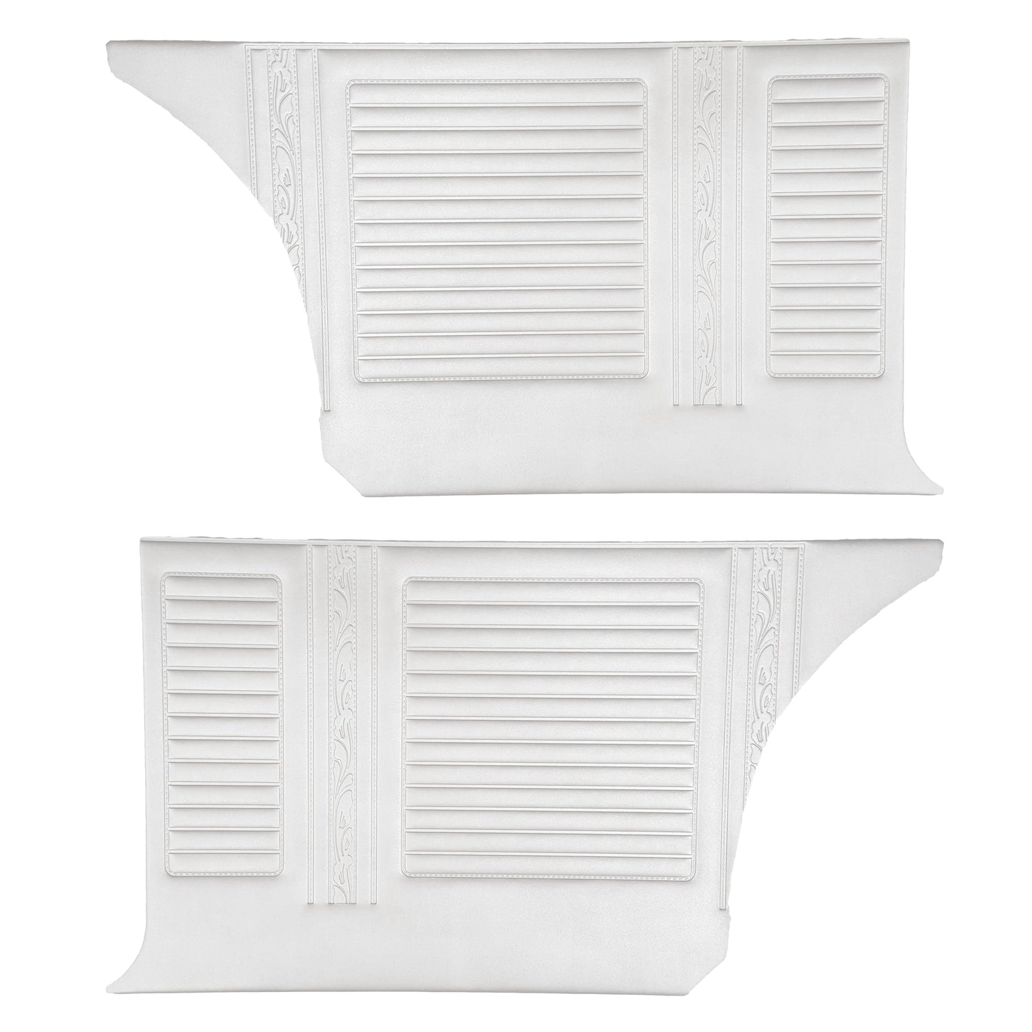 67 SATELLITE/GTX HARDTOP REAR PANELS - PEARL WHITE