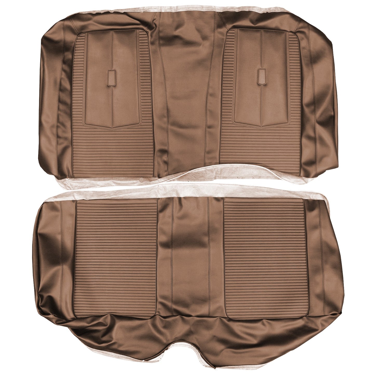 67 DART GT HARDTOP REAR UPHOLSTERY - COPPER