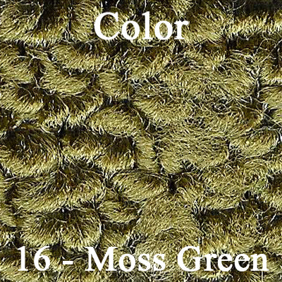 67-69 DODGE/PLYMOUTH A-BODY (MANUAL) CONSOLE CARPET - MOSS GREEN (LOOP)