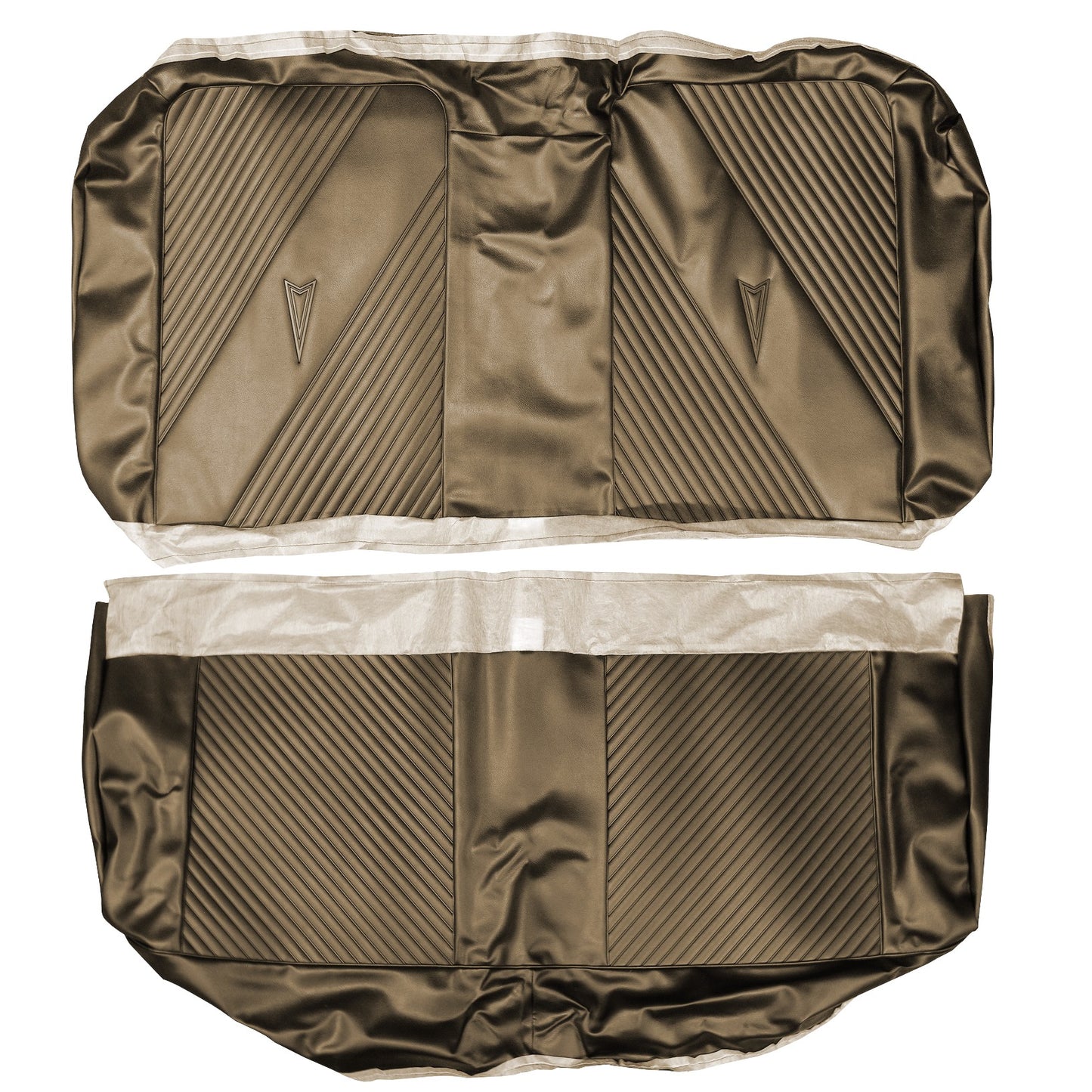 65 GTO/LEMANS HARDTOP REAR UPHOLSTERY - GOLD