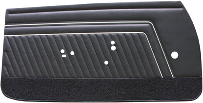 70 GTO/LEMANS SPORT FRONT DOOR PANELS (UNASSEMBLED) - BLACK