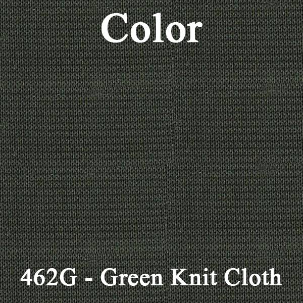 70 MONTE CARLO HARDTOP REAR CLOTH UPHOLSTERY - SRM GREEN KNIT CLOTH/GREEN