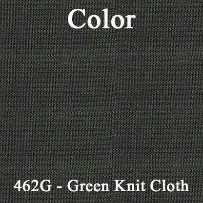 70 MONTE CARLO HARDTOP REAR CLOTH UPHOLSTERY - SRM GREEN KNIT CLOTH/GREEN