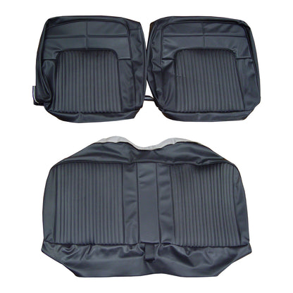 69 CORONET 500 SPLIT BENCH UPHOLSTERY - BLACK