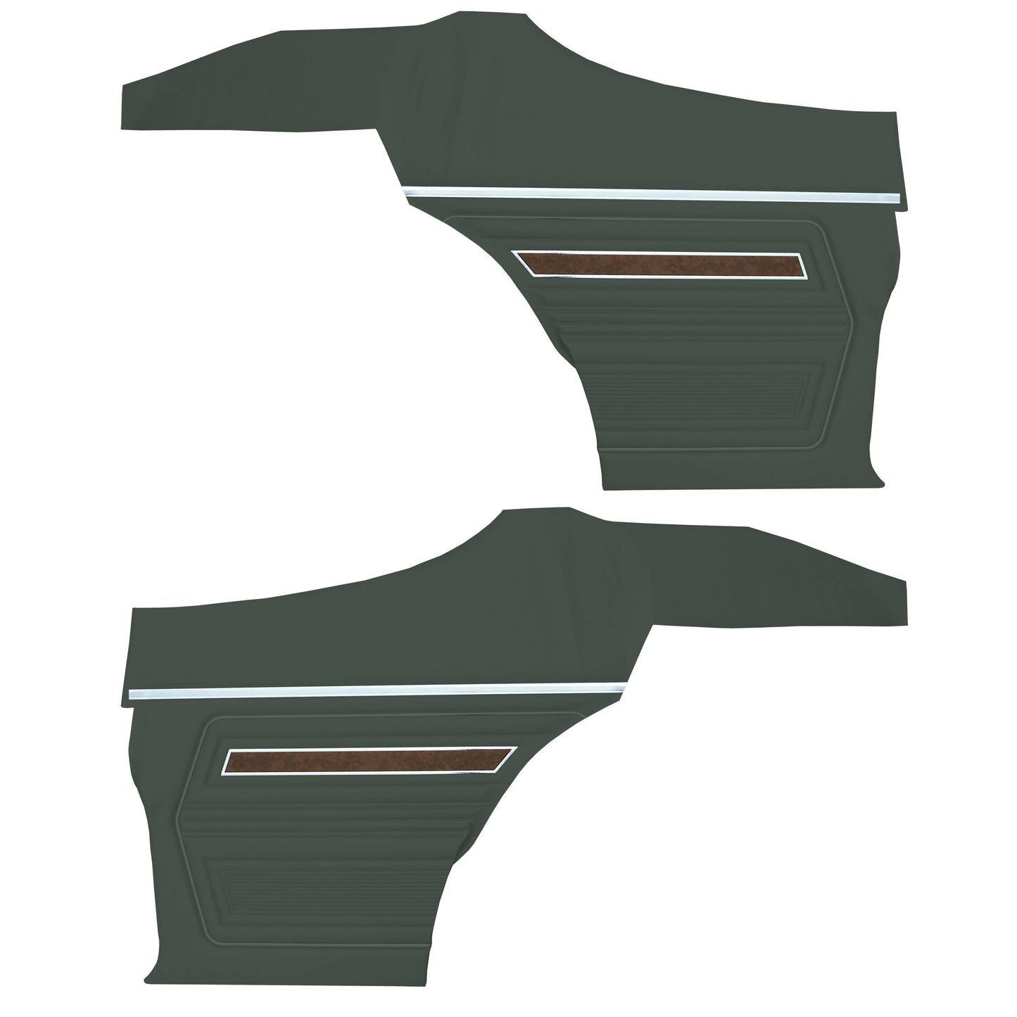 70 F-85 SPORTS COUPE REAR PANELS (UNASSEMBLED) - GREEN