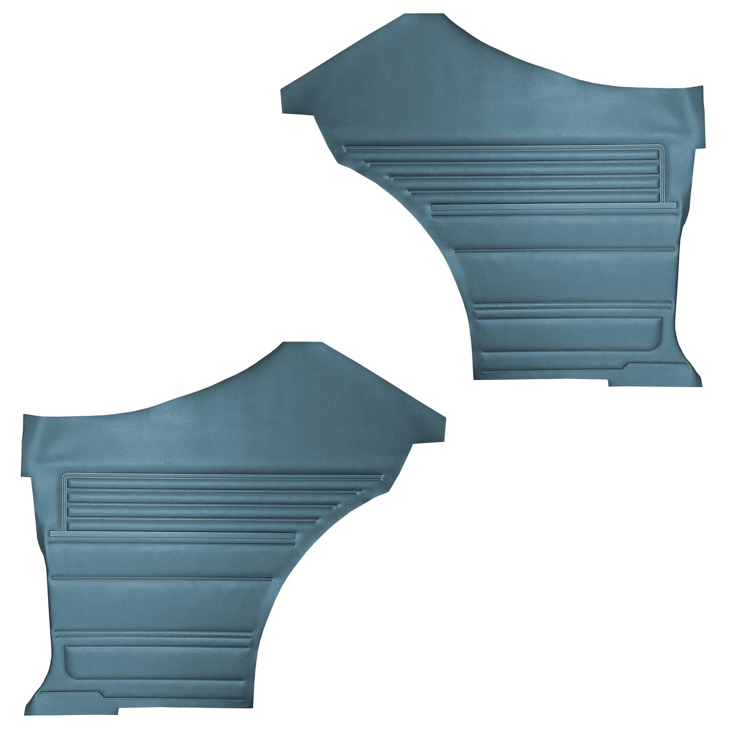 68 CHEVELLE/MALIBU HARDTOP REAR PANELS (UNASSEMBLED) - MEDIUM BLUE