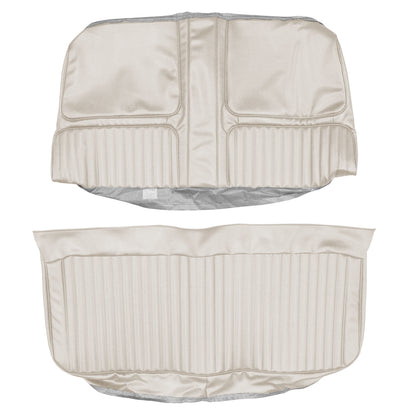 68 SKYLARK/GS 400 CONVERTIBLE REAR UPHOLSTERY - FROST WHITE