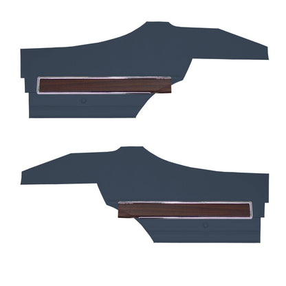 72 CUTLASS 'S'/442 SPORTS COUPE REAR PANELS (PRE-ASSEMBLED) - BLUE