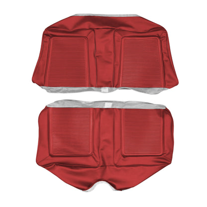 65 VALIANT SIGNET CONVERTIBLE REAR UPHOLSTERY - RED