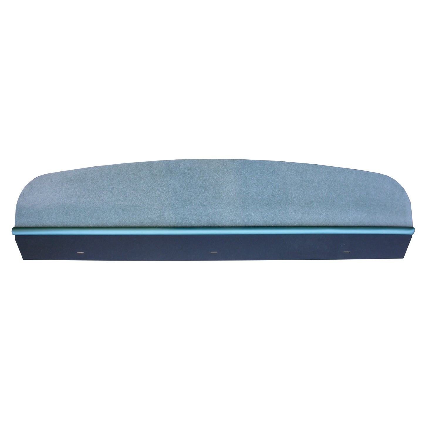 64-65 DODGE/PLYMOUTH B-BODY HARDTOP PACKAGE TRAY W/O SPEAKER CUT-OUTS - TURQUOISE