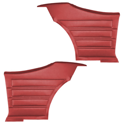 68 GTO/LEMANS HARDTOP REAR PANELS (PRE-ASSEMBLED) - RED