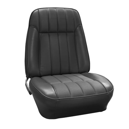 68-69 FIREBIRD/TRANS AM "DELUXE" BUCKET SEAT UPHOLSTERY - BLACK