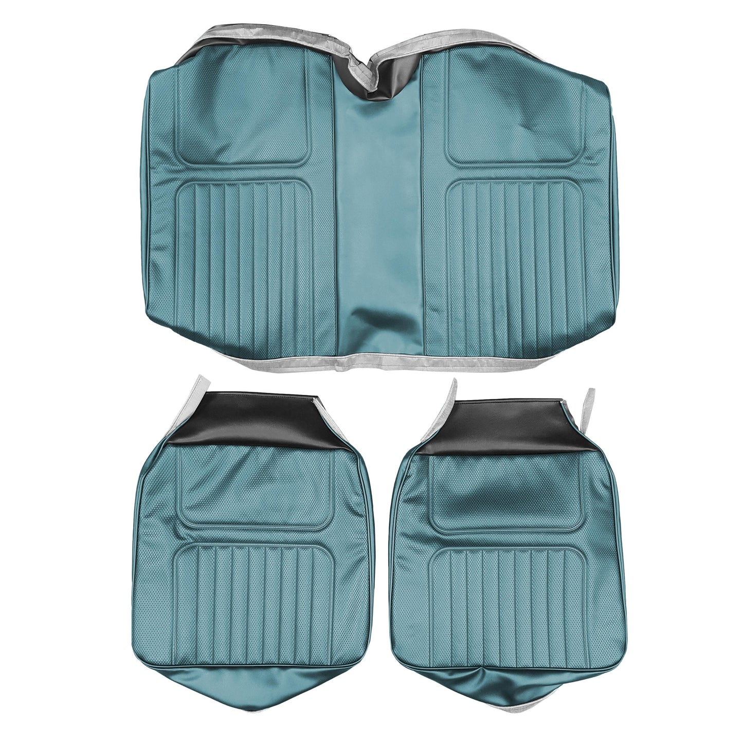 70 CAMARO "STANDARD" HARDTOP REAR UPHOLSTERY - BRIGHT BLUE