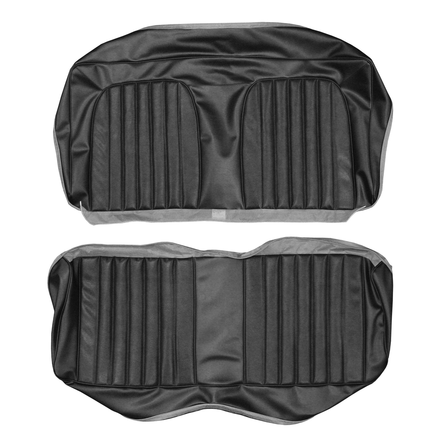 73 CHARGER SE HARDTOP REAR UPHOLSTERY - BLACK