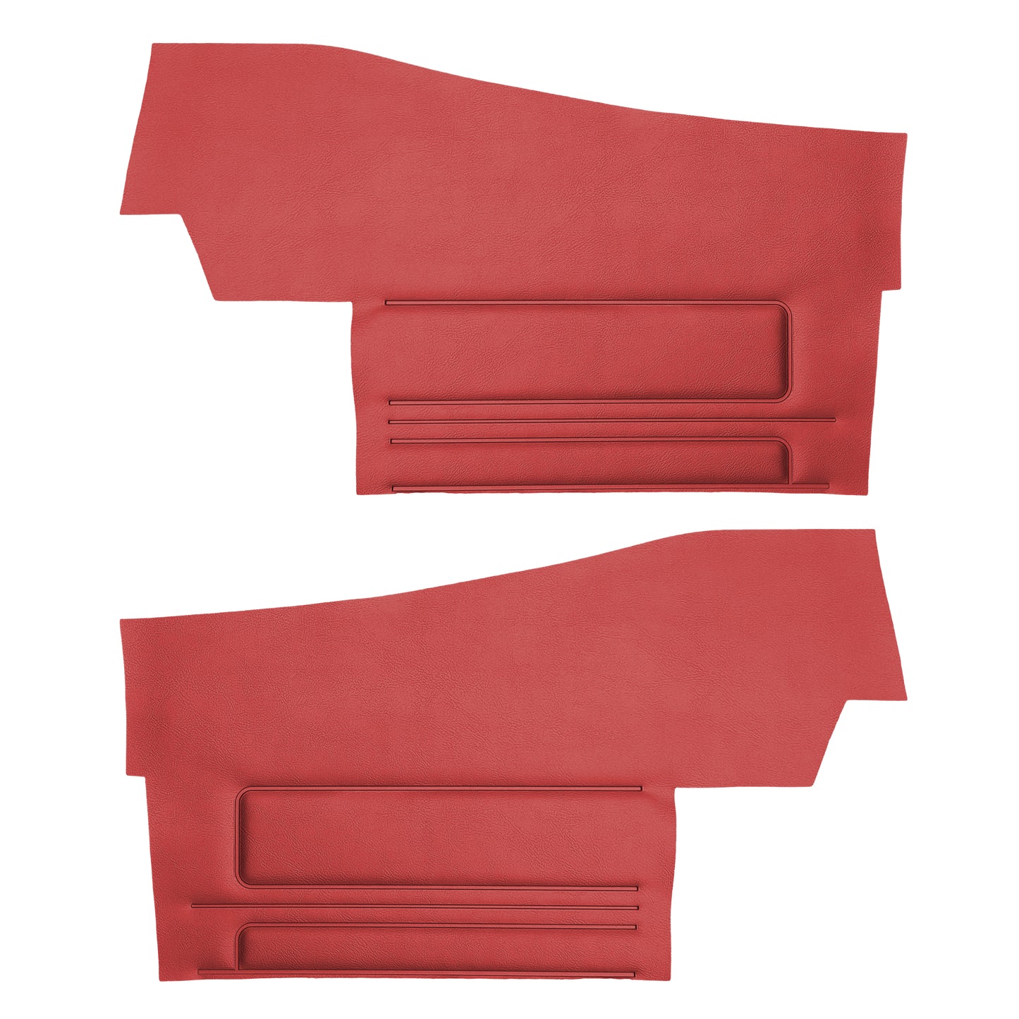 68 GTO/LEMANS CONVERTIBLE REAR PANELS (UNASSEMBLED) - RED