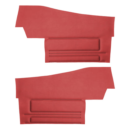 68 GTO/LEMANS CONVERTIBLE REAR PANELS (UNASSEMBLED) - RED