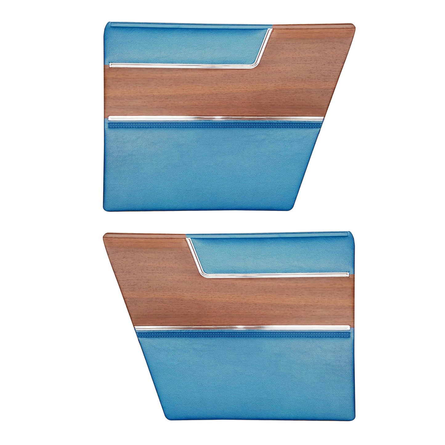 69 BARRACUDA "DELUXE" FASTBACK REAR PANELS - BRIGHT BLUE