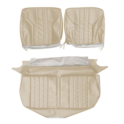 69 SKYLARK/GS 350 SPLIT BENCH UPHOLSTERY - PARCHMENT