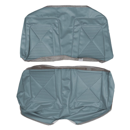 65 DART GT CONVERTIBLE REAR UPHOLSTERY - BLUE