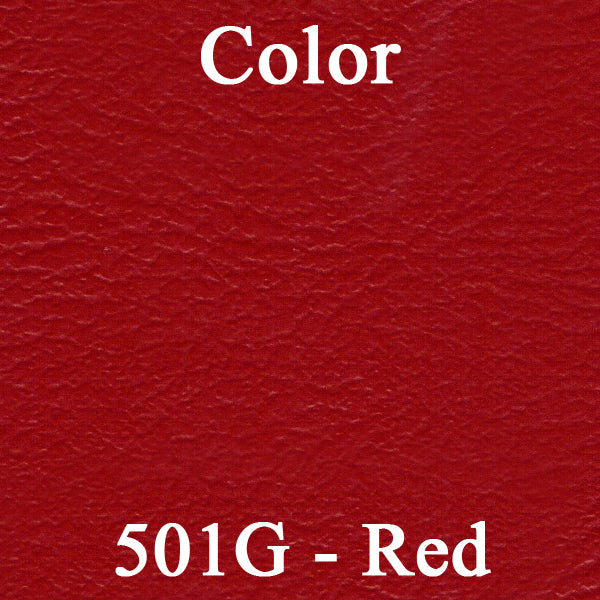 67 FIREBIRD FOLD-DOWN REAR UPHOLSTERY - RED