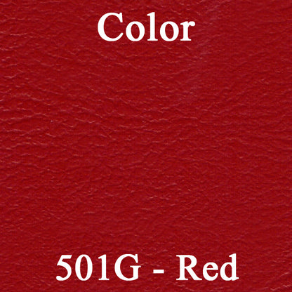 67 FIREBIRD FOLD-DOWN REAR UPHOLSTERY - RED