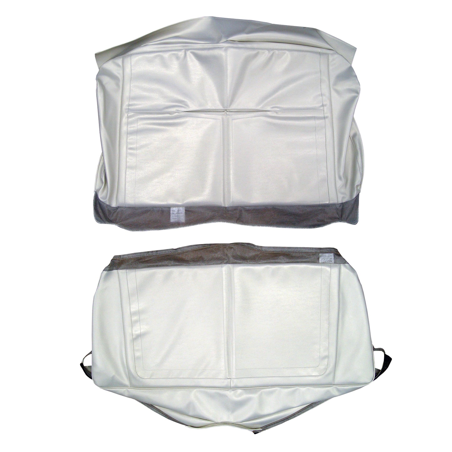 68 DART GT/GTS CONVERTIBLE REAR UPHOLSTERY - PEARL WHITE