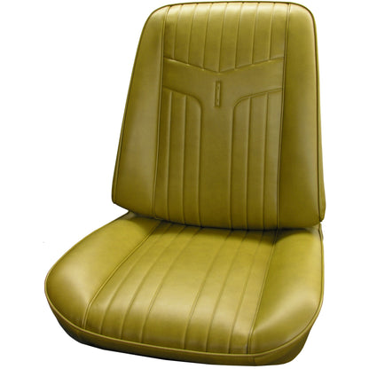 69 GTO/LEMANS BUCKET SEAT UPHOLSTERY - BLACK