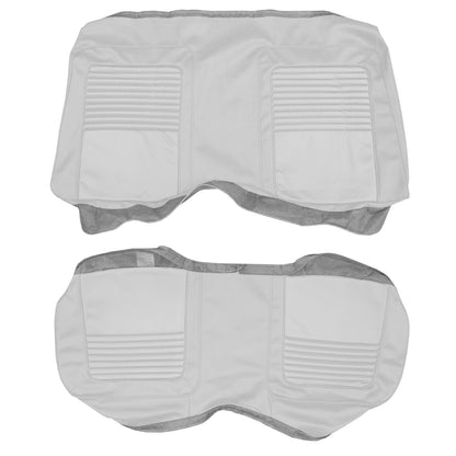 70 BARRACUDA/'CUDA HARDTOP REAR UPHOLSTERY - WHITE