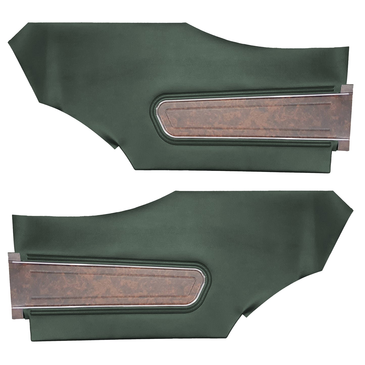 70 CUTLASS SUPREME HOLIDAY COUPE REAR PANELS (UNASSEMBLED) - GREEN