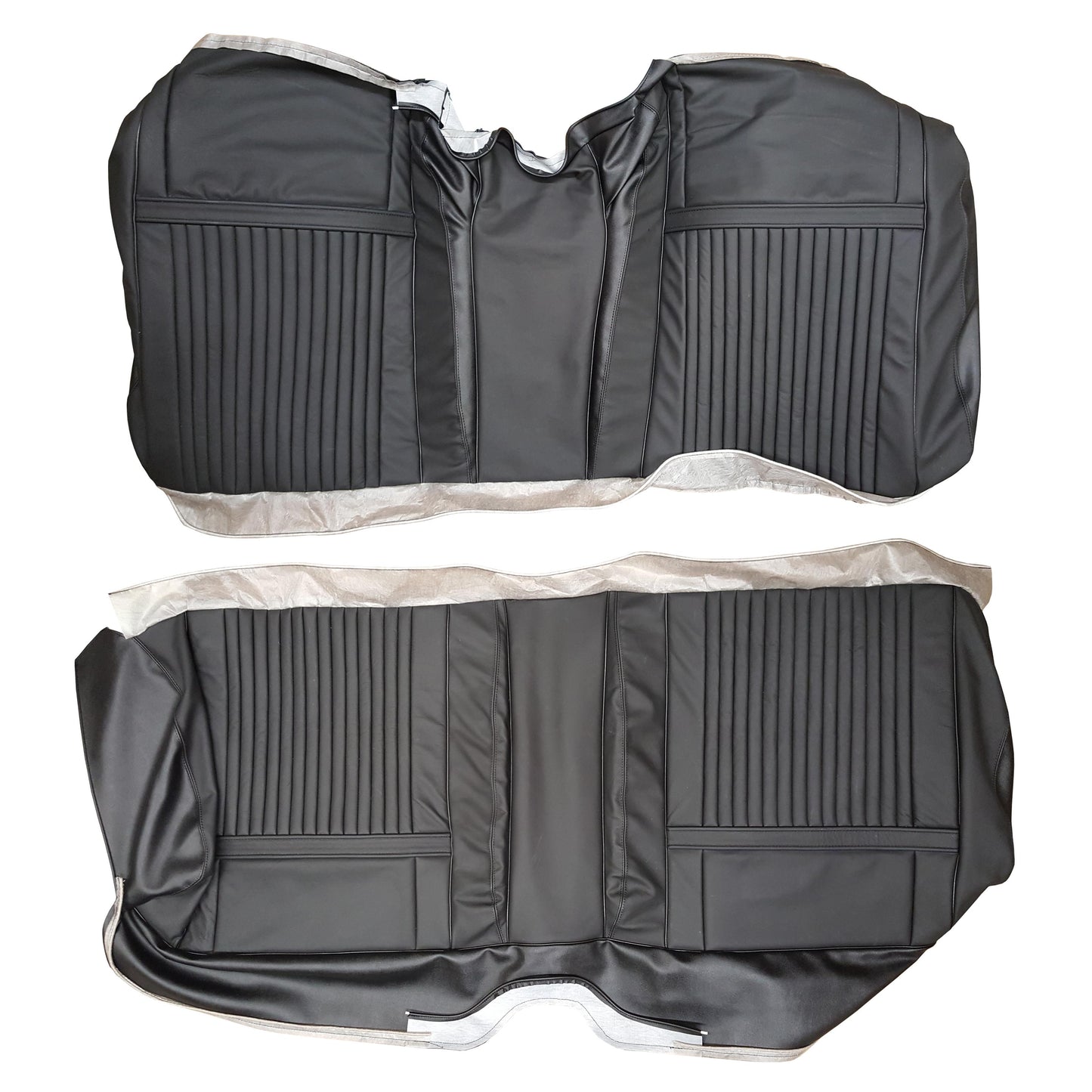 64 CHRYSLER 300/300K HARDTOP LEATHER UPHOLSTERY - BLACK