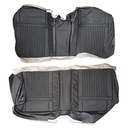 64 CHRYSLER 300/300K HARDTOP LEATHER UPHOLSTERY - BLACK