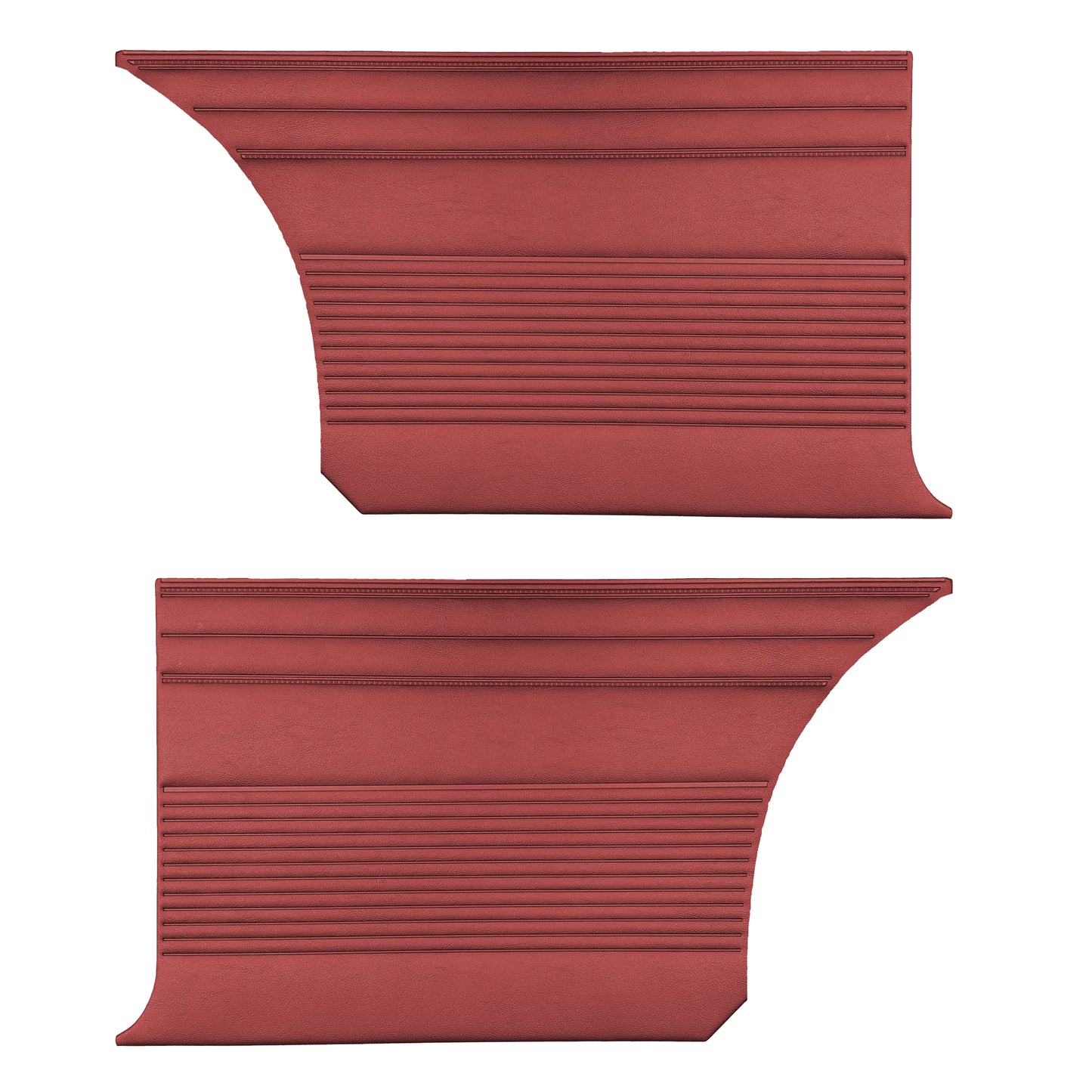 69 CHARGER HARDTOP REAR PANELS - RED