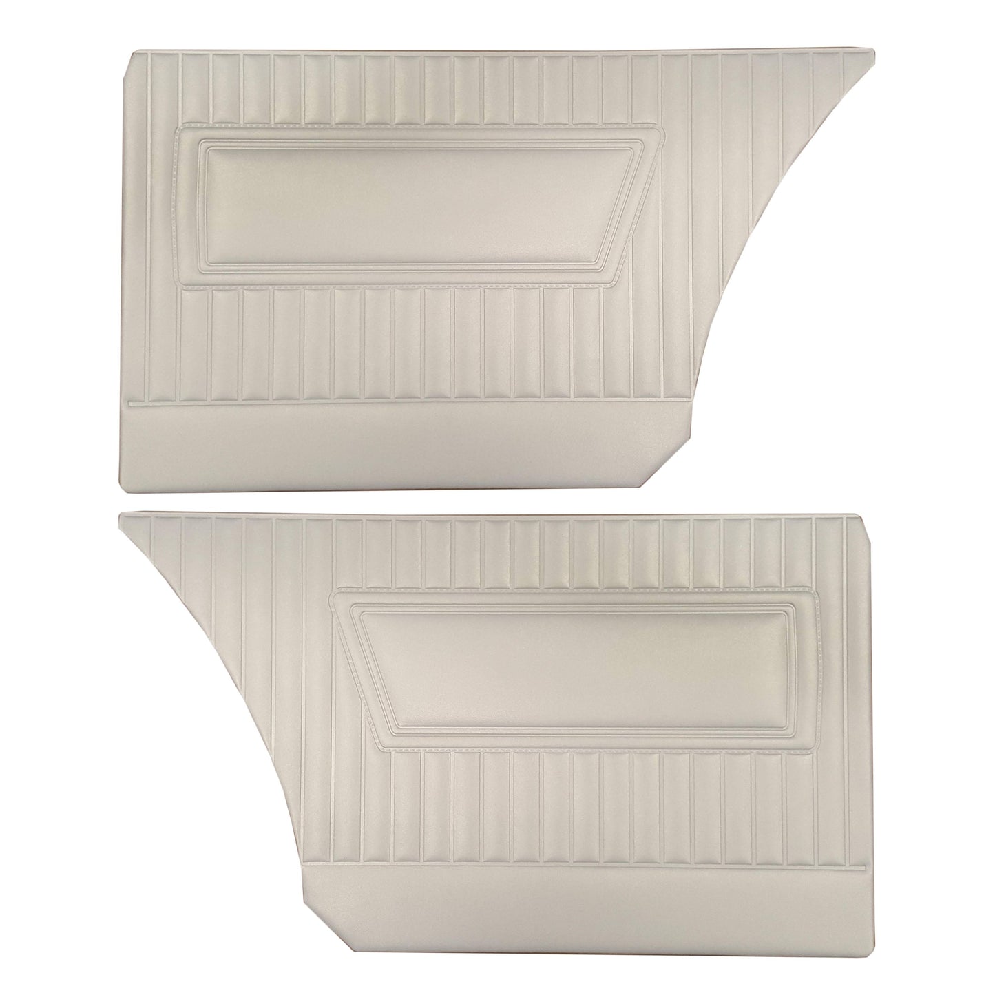 67 BARRACUDA HARDTOP REAR PANELS - PEARL WHITE