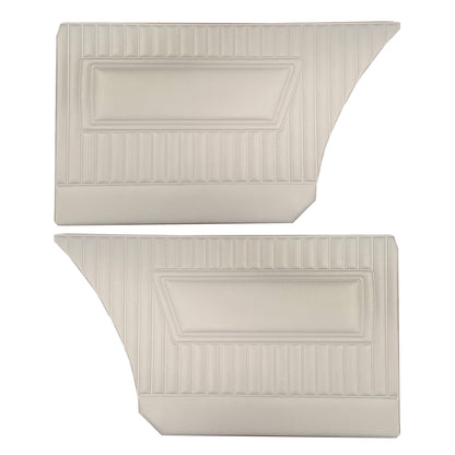 67 BARRACUDA HARDTOP REAR PANELS - PEARL WHITE
