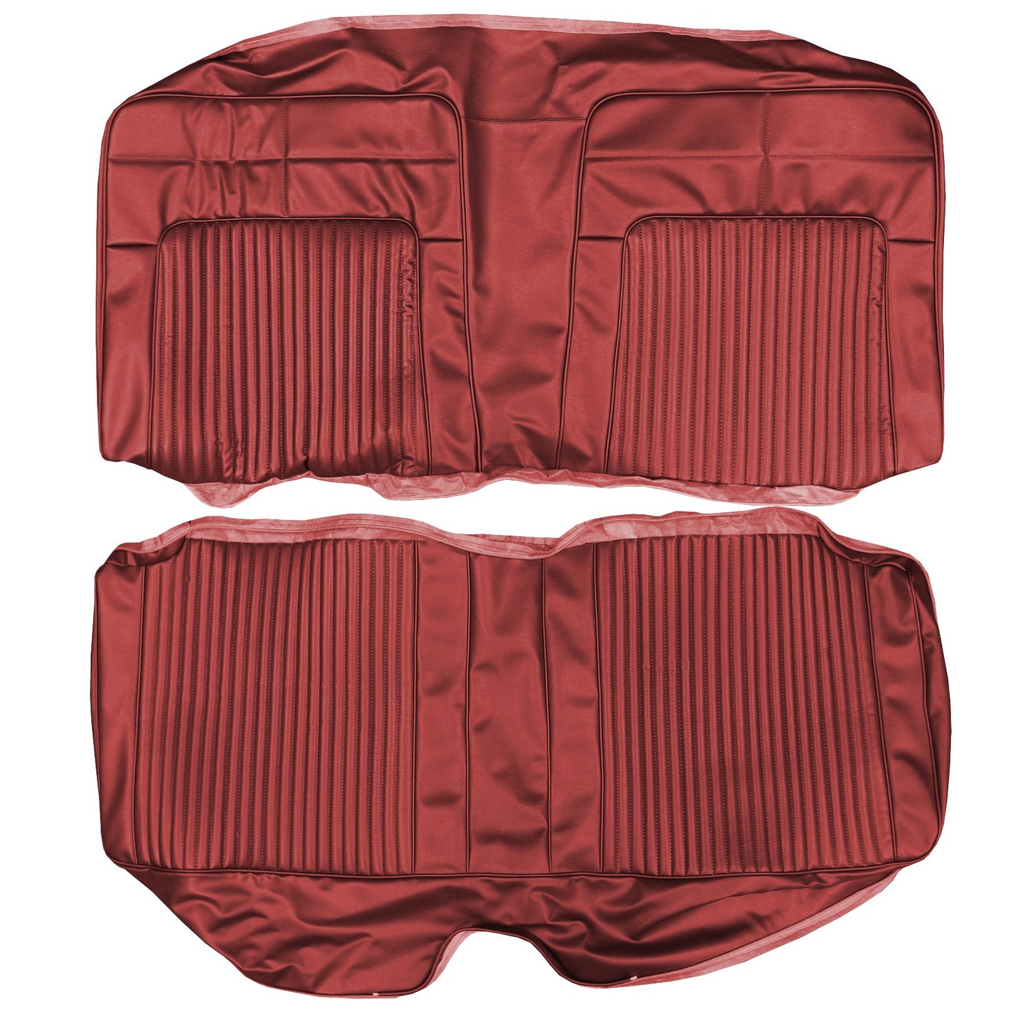 69 CORONET 500/RT/SUPERBEE HTP REAR UPHOLSTERY - RED