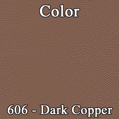 64 SPORT FURY CONVERTIBLE REAR PANELS - COPPER W/ SRM ROSEWOOD ACCENT