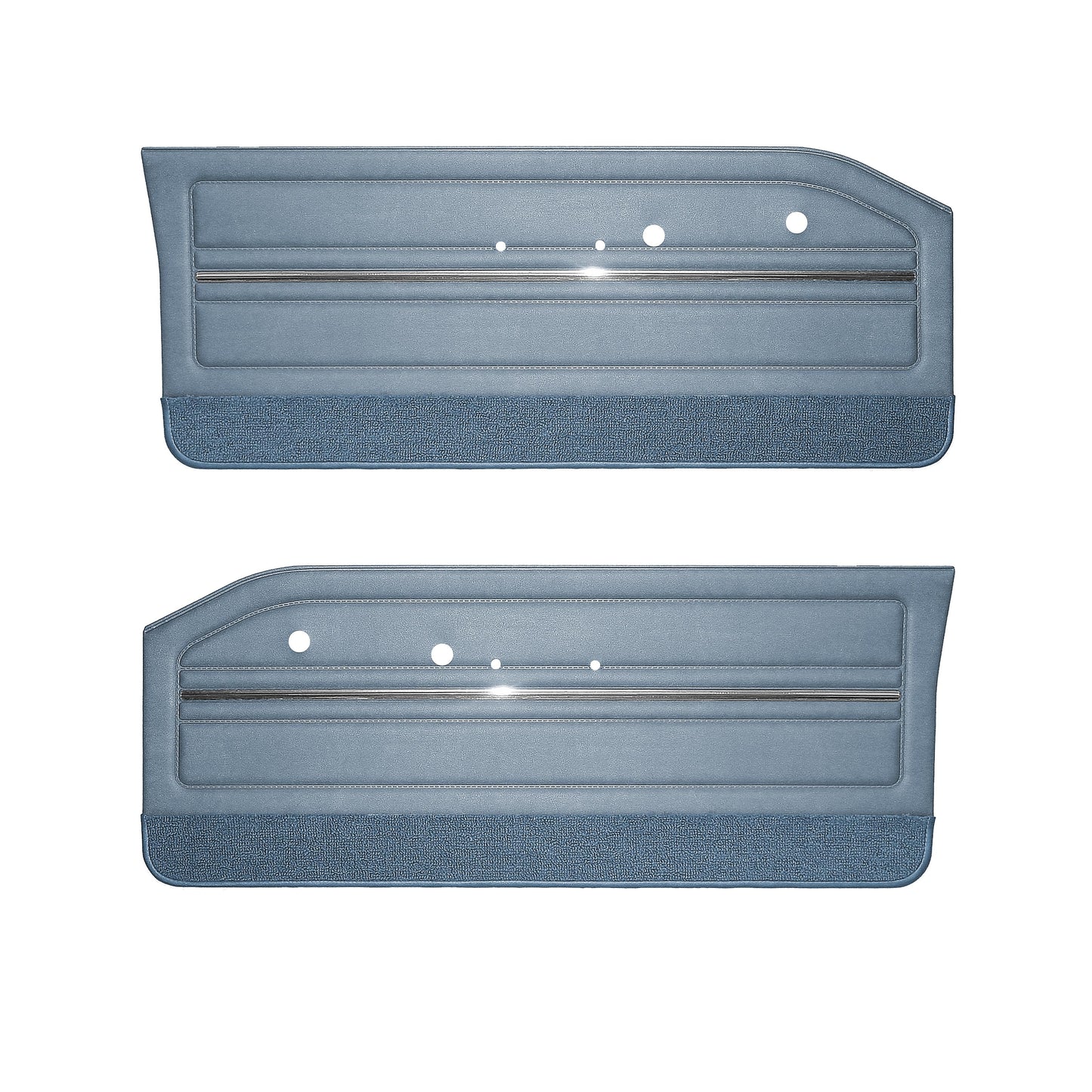 65 DART GT FRONT DOOR PANELS - BLUE