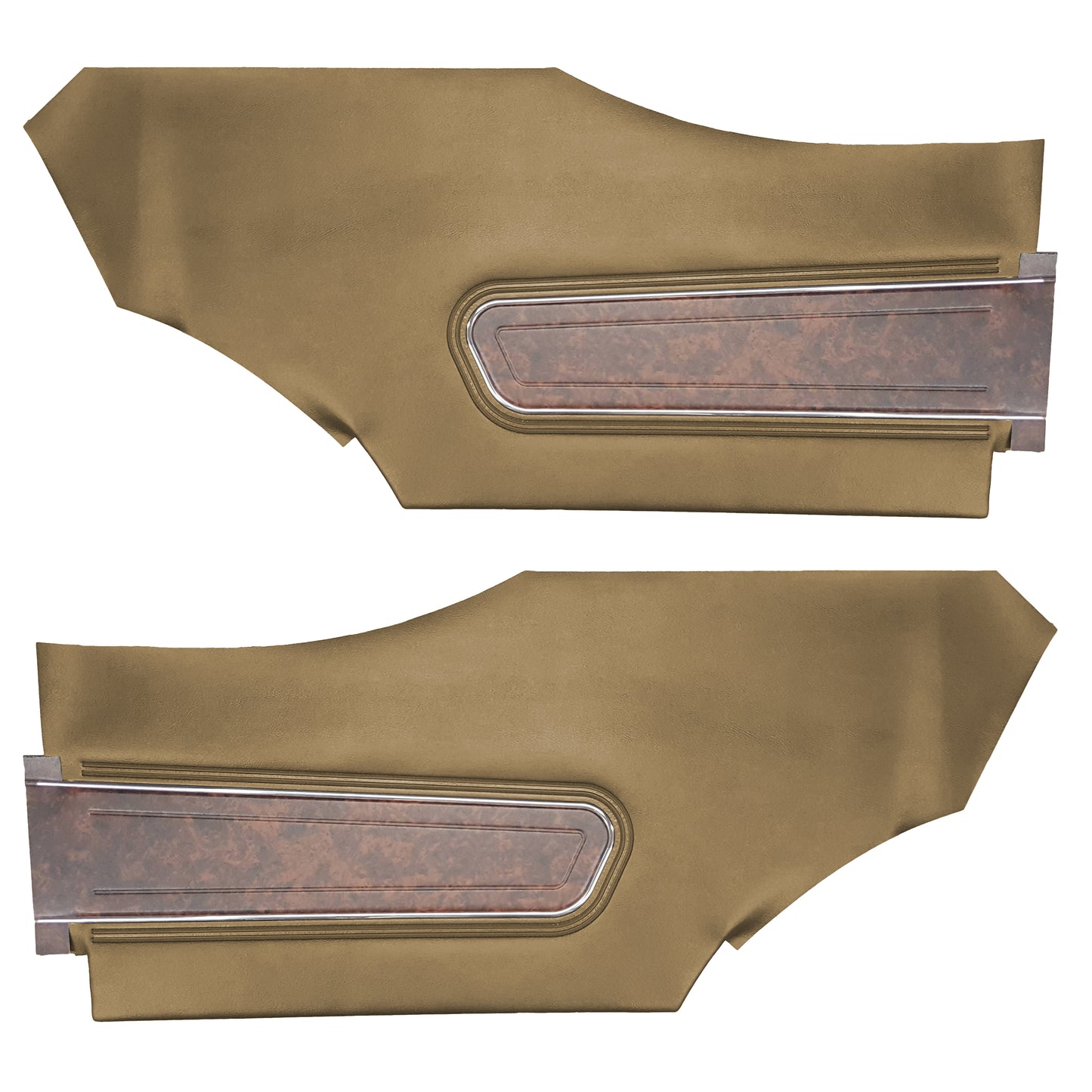 70 CUTLASS SUPREME HOLIDAY COUPE REAR PANELS (UNASSEMBLED) - GOLD