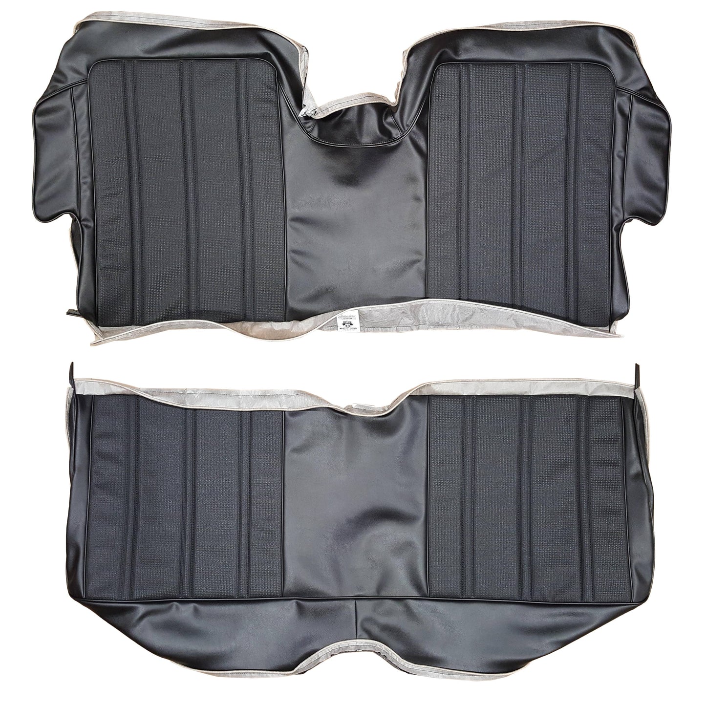 74 MATADOR HARDTOP REAR UPHOLSTERY - SRM BLUE KNIT/BLUE