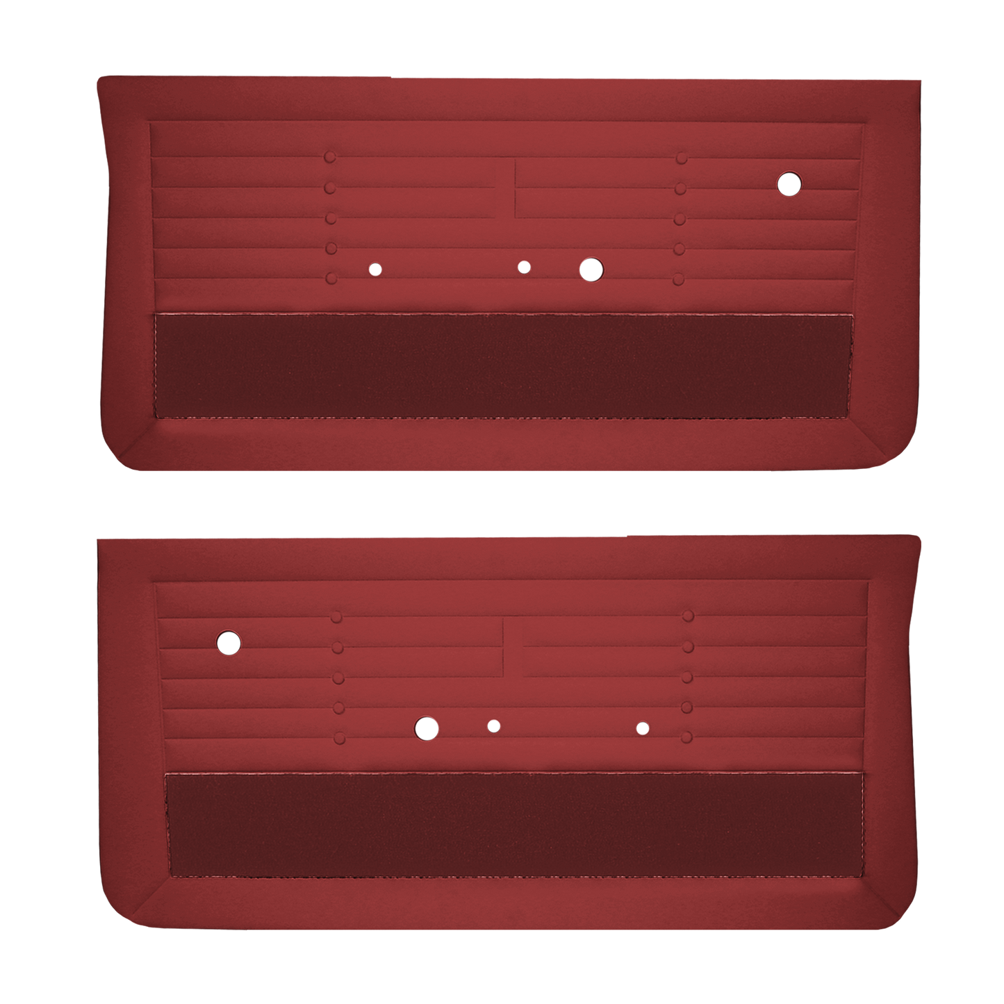 65 SKYLARK/GS FRONT DOOR PANELS - RED