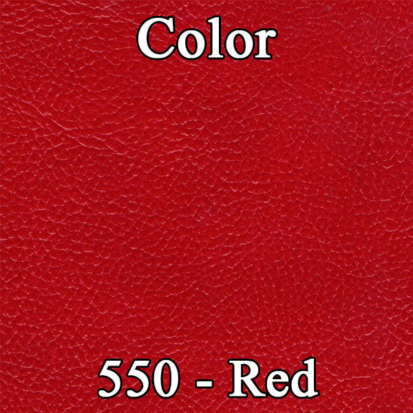 70 BARRACUDA/'CUDA CONVERTIBLE REAR UPHOLSTERY - RED