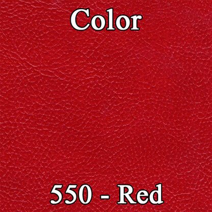 70 CHALLENGER BUCKET SEAT 'REGAL' UPHOLSTERY - RED