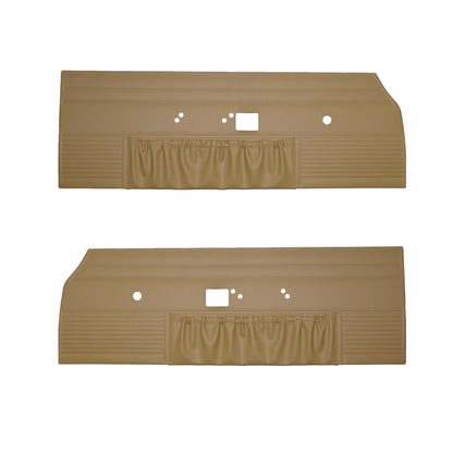 69 CHARGER FRONT DOOR PANELS - SADDLE