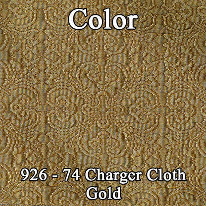 74 SATELLITE/CHARGER SPLIT BENCH SRM GOLD CLOTH/SRM GOLD
